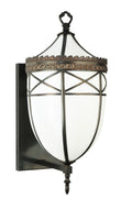 Borough Hall 1-Light 26.00" Craftsman Brown Wall Sconce front view