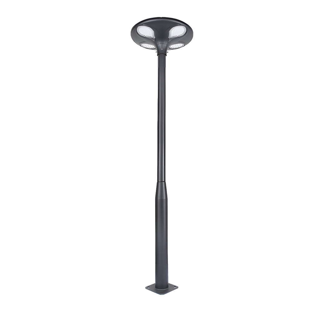 Exterior Black LED Solar Lamp Post Street Light, Outdoor Wall Light, detail 8