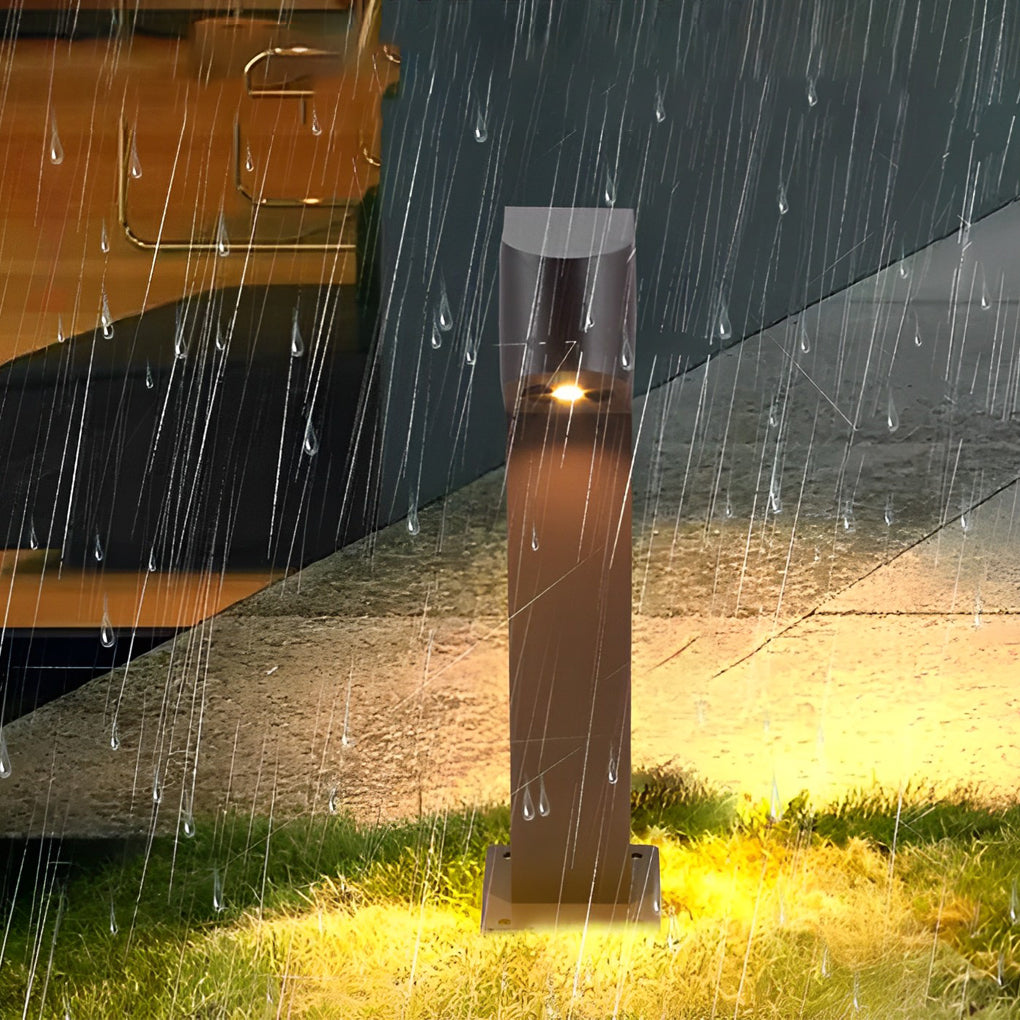 Aluminum Waterproof LED Black Contemporary Exterior Light Pathway Lighting, Outdoor Wall Light, detail 3