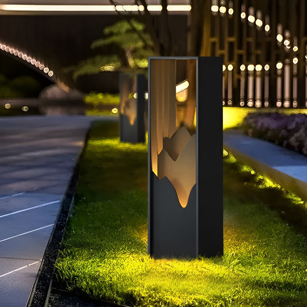 Waterproof LED Mountain Scenery Exterior Path Lights Landscape Lighting, Outdoor Wall Light, detail 7