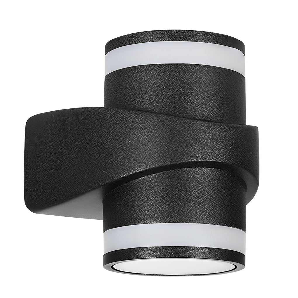 Circular Up and Dawn Light LED Waterproof Black Exterior Wall Washer Lights, Outdoor Wall Light, detail 11