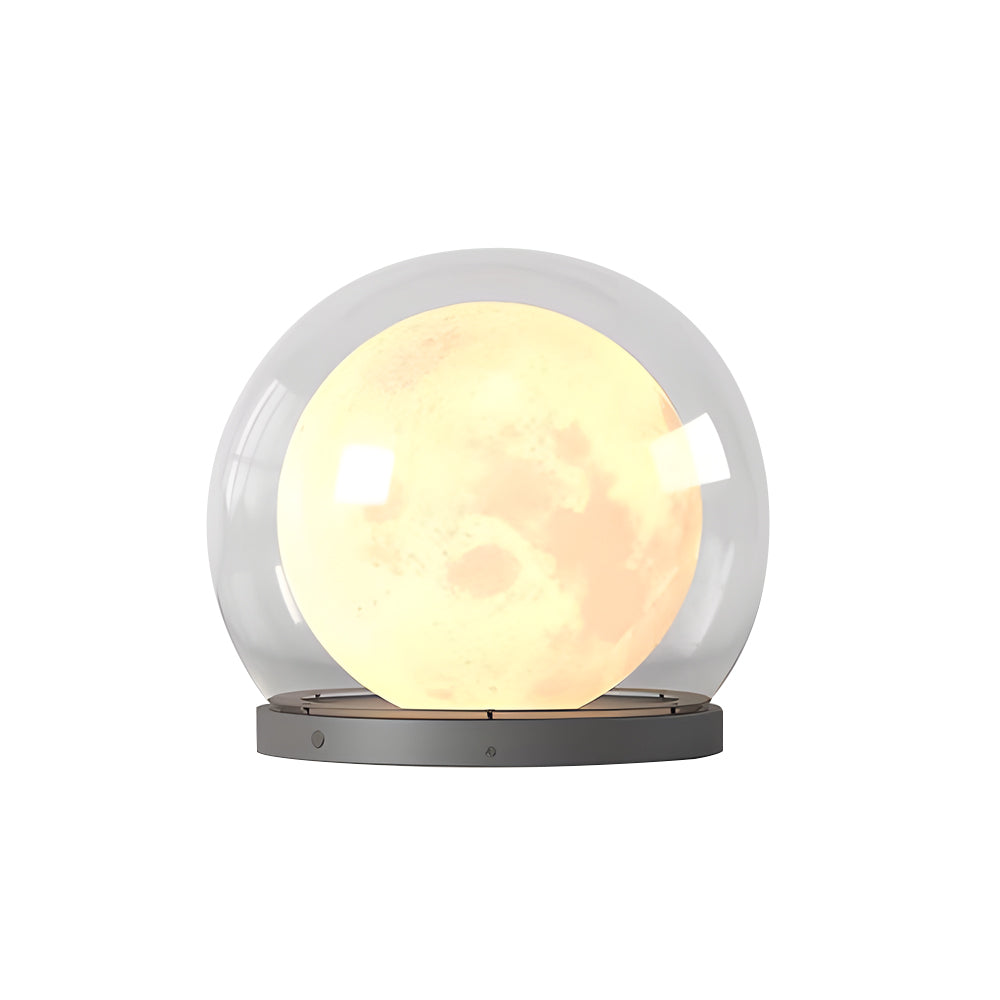 Solar Bubble Lunar Post Light Waterproof Globe Exterior Lantern Gate Light Exterior Lamp Landscape Light, Outdoor Wall Light, detail 9