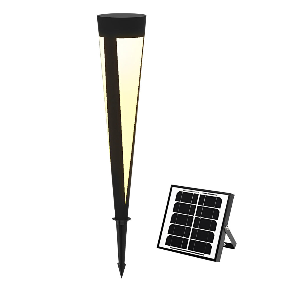 Circular Exterior Waterproof LED Gray Contemporary Solar Exterior Lights Lawn Lamp, Outdoor Wall Light, detail 13