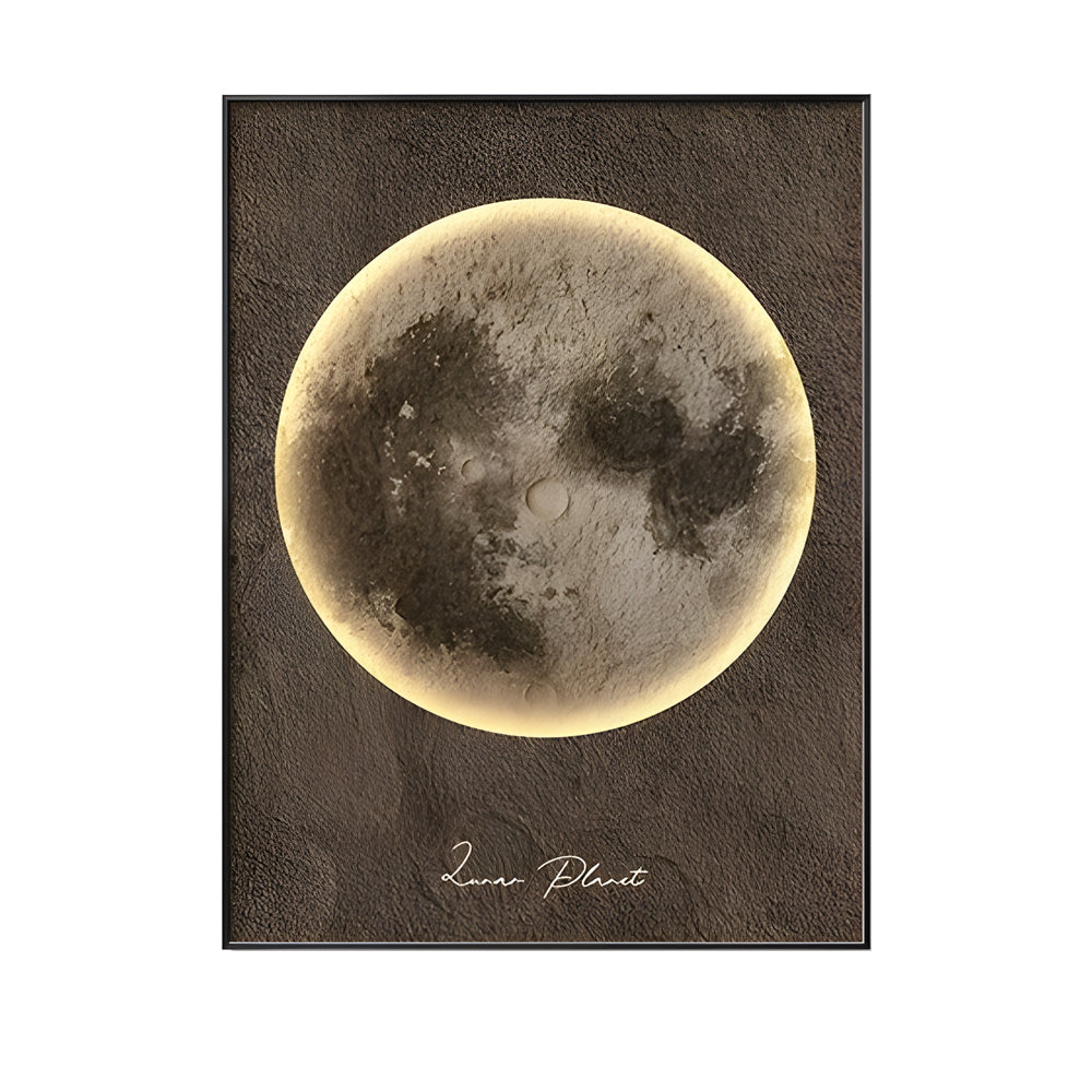 Crystal Moon Electric Meter Box Decorative Painting, Wall Sconce, detail 10
