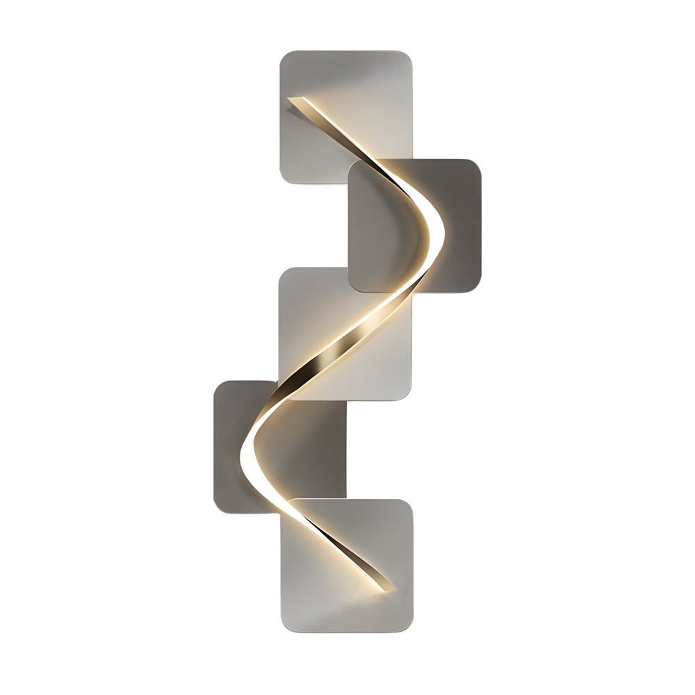 Crystal Geometric LED Wall Art Light USB Decorative Wall Painting, Plug-In Wall Sconce, detail 9