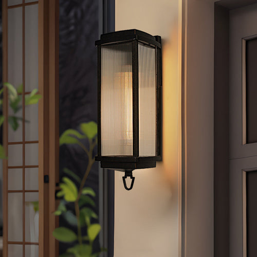 1 Head 19.7-inch Exterior Wall Lantern Sconce, Outdoor Wall Light, 7.1"