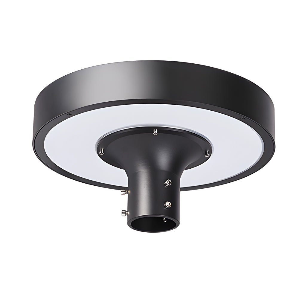 Circular Waterproof Smart Remote Control LED Solar Lamp Post Top Lights, Outdoor Wall Light, detail 10