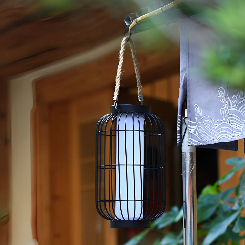 Timeless Iron Lantern Waterproof Intelligent Portable Solar Lawn Lamp, Outdoor Wall Light, detail 4