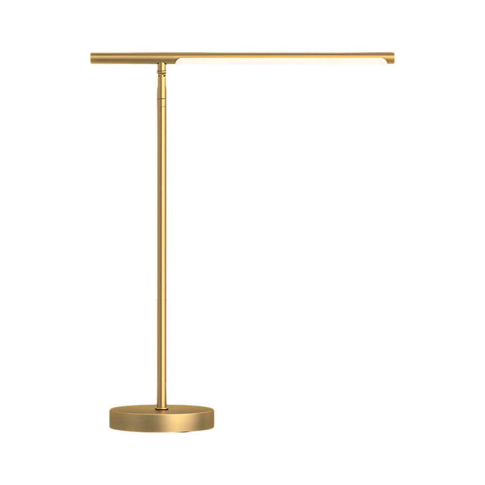 Copper Linear Brass LED Desk Light with Adjustable Angle for Focused Lighting, Bedside Table Lamp, detail 9
