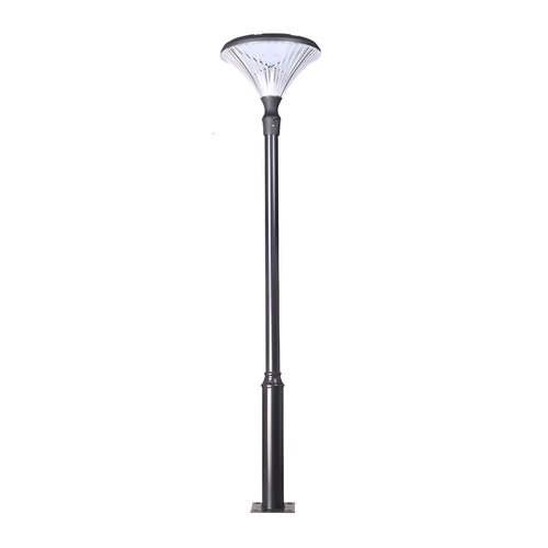 1-Light Black Exterior LED Solar Lamp Post and Pole Street Light, Outdoor Wall Light, detail 2