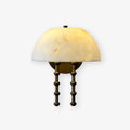 Bellini Alabaster Wall Light, Hardwired Wall Sconce, Metal, Dia 35cm x H 38.5cm