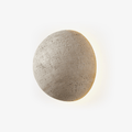 Pebble Stone Wall Light, Hardwired Wall Sconce, Yellow Travertine, Dia 30cm x H 17cm