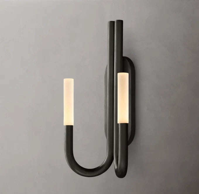 Rousseau Double Wall Light, Bathroom Wall Sconce, detail 17