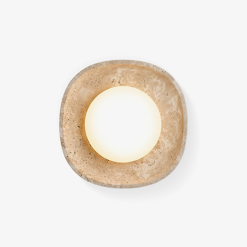 Lunara Fossil Wall Light, Hardwired Wall Sconce, Metal, Dia 28cm x Depth 8.5cm