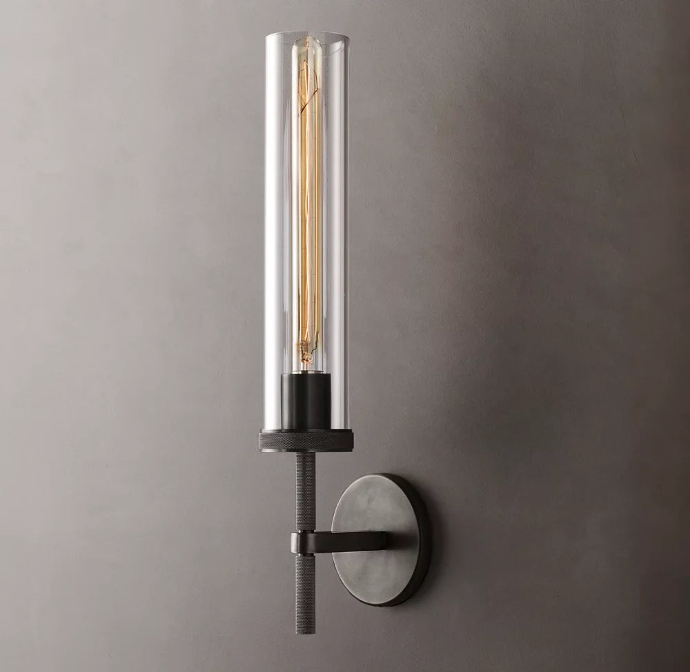 Lambeth Knurled Grand Wall Light, Bathroom Wall Sconce, detail 3