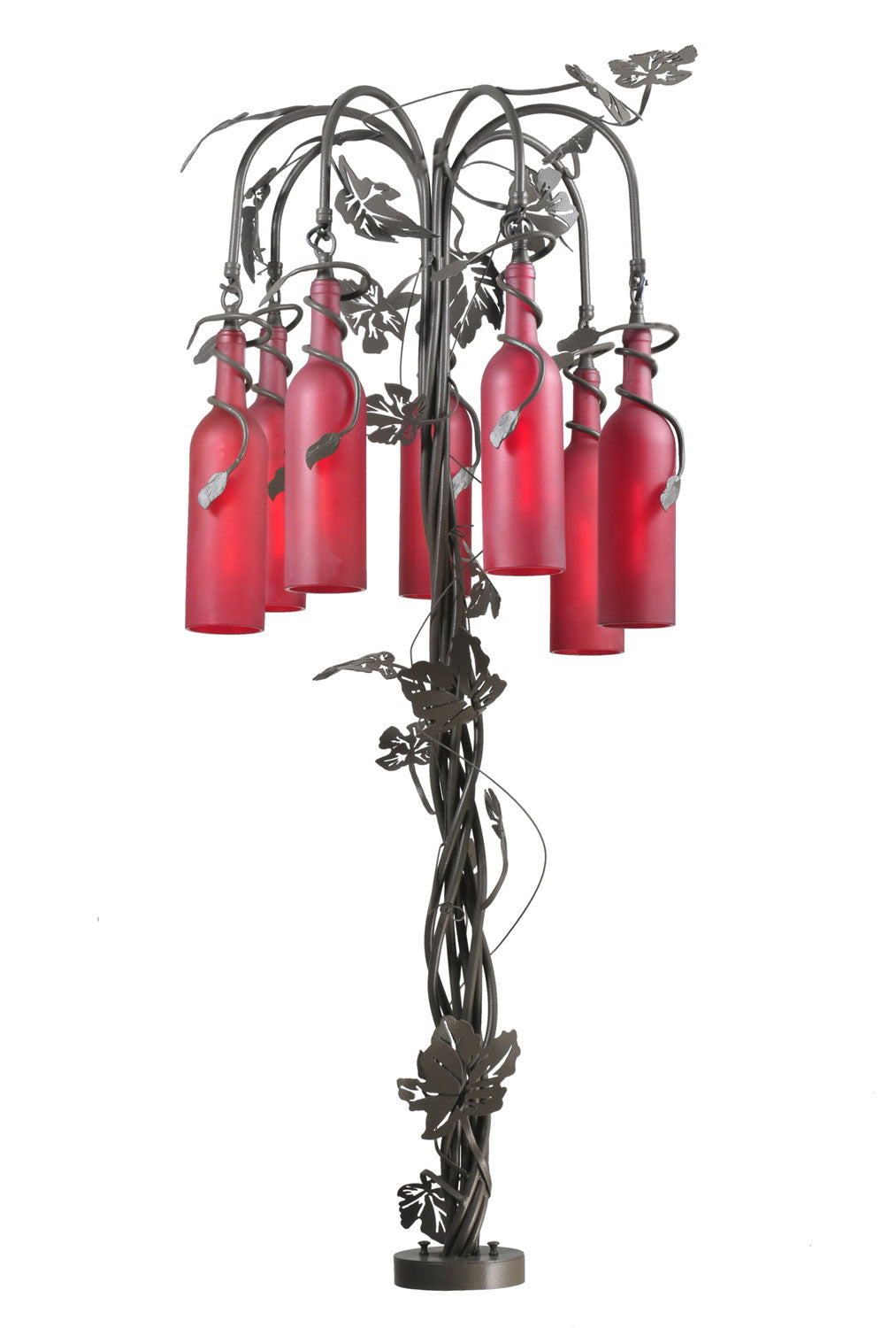 Tuscan Vineyard Red 47 Inch 7-Light 47.00" Timeless Bronze Table Lamp front view