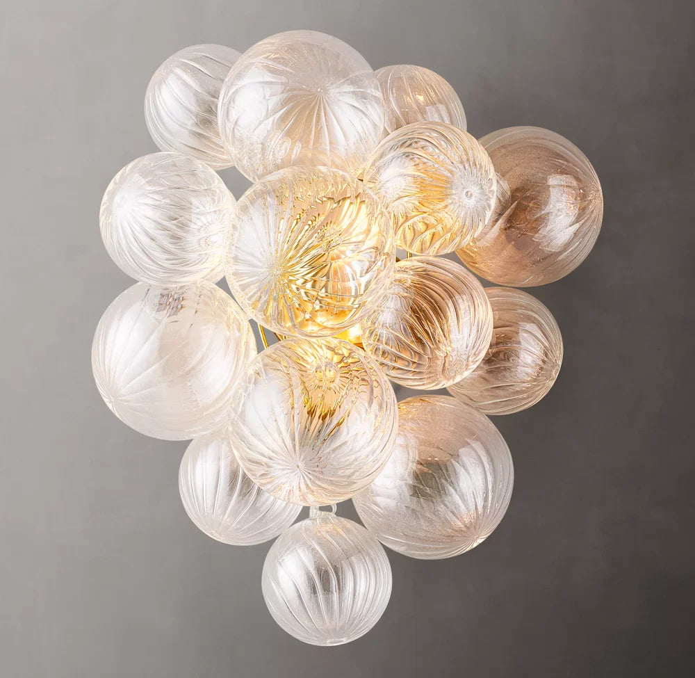 Talia Wall Light - Dimensions Overall: 14 W, Hardwired Wall Sconce, detail 4