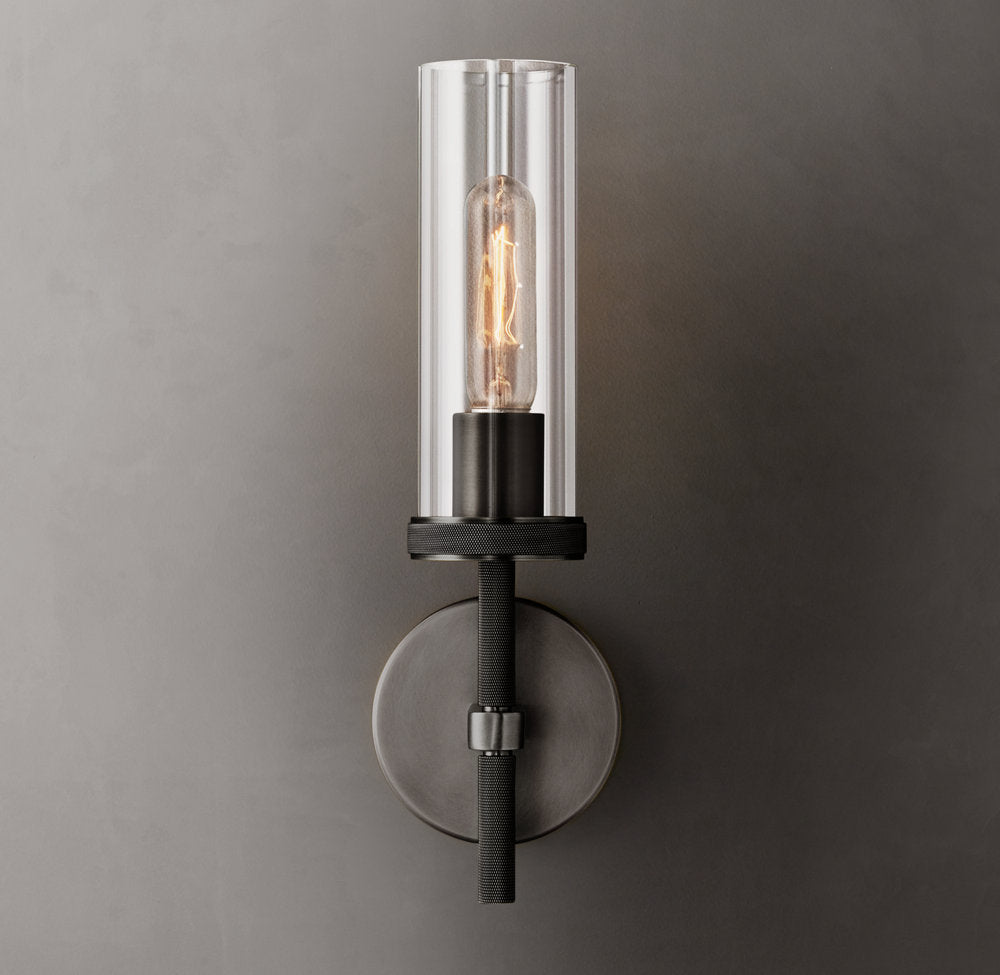 Lambeth Knurled Wall Light, Bathroom Wall Sconce, detail 13