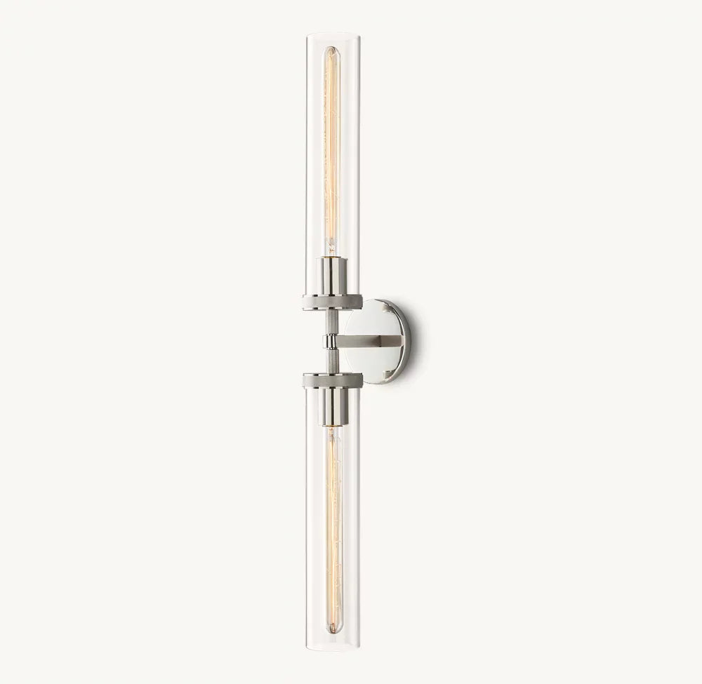 Lambeth Knurled Grand Linear Wall Light, Bathroom Wall Sconce, detail 16