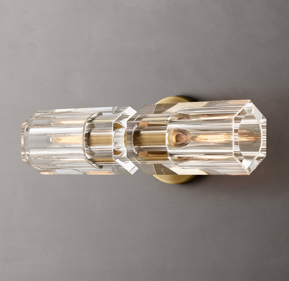 Arcachon Linear Wall Light, Bathroom Wall Sconce, detail 4