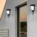 2PCS Exterior 10 LED Solar Fence Lights Waterproof, Outdoor Wall Light, 4.8"
