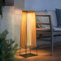 Rubber Solar LED Exterior Floor Light, Outdoor Wall Light, 18.9"