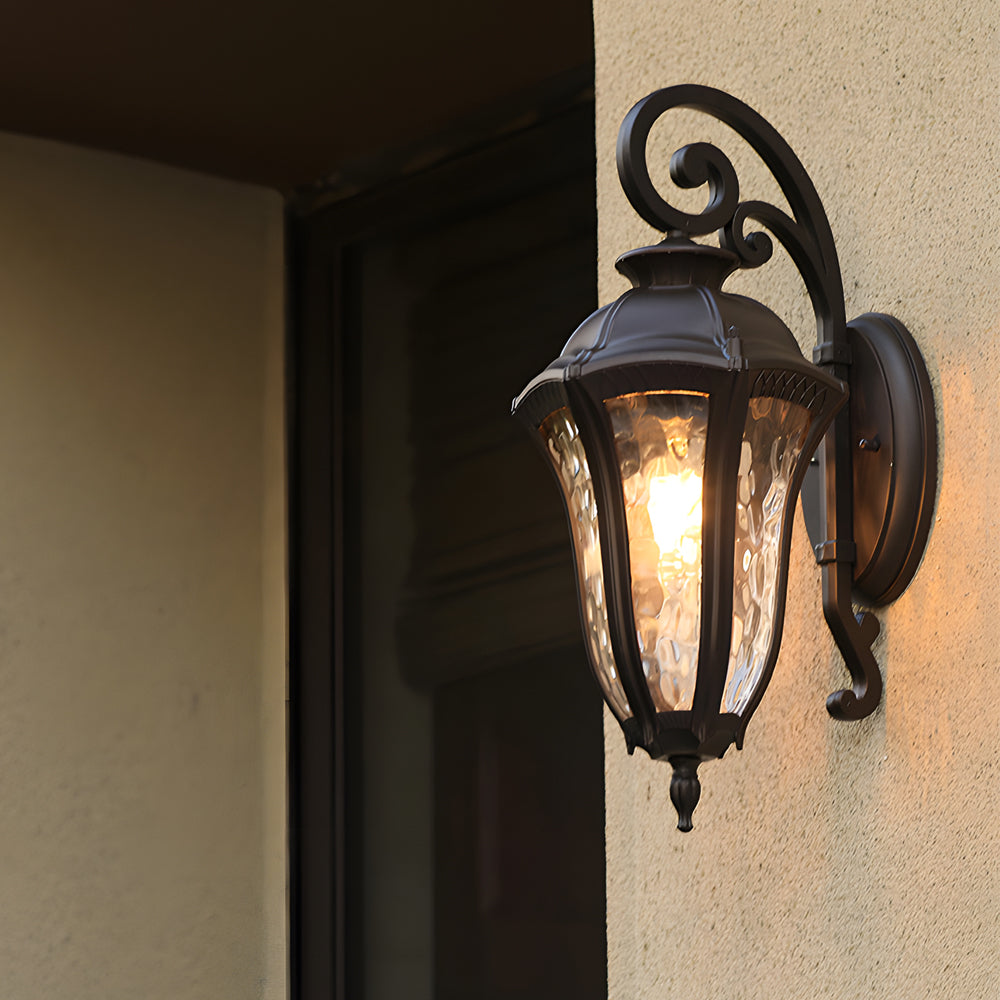 Waterproof Creative Die-Cast Aluminum European Style Exterior Wall Fixtures, Outdoor Wall Light, detail 3