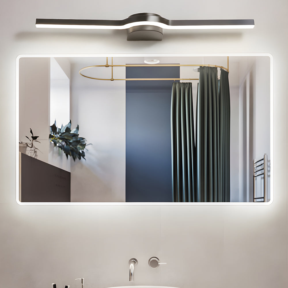 Curved Contemporary LED Bathroom Vanity Fixture in 16''/23''/31'' Length, Bathroom Vanity Light, detail 2