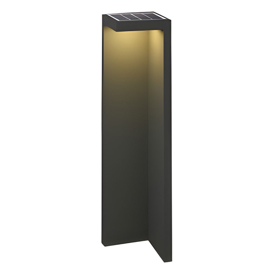 Waterproof LED Gray Contemporary Exterior Path Lights Solar Fence Post Lights, Outdoor Wall Light, detail 11