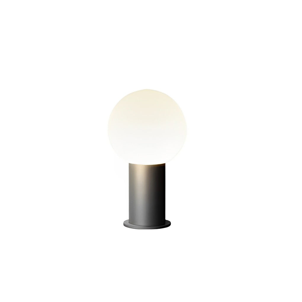 Circular Ball Waterproof LED Metal Black Contemporary Exterior Pathway Lights, Outdoor Wall Light, detail 6
