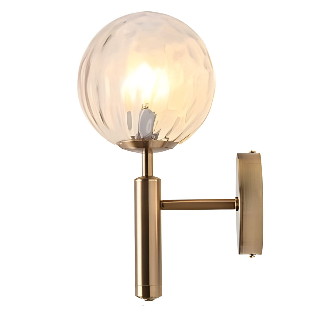 Glass Ball Shaped 5W LED Nordic Wall Light, Bedroom Wall Sconce, detail 10