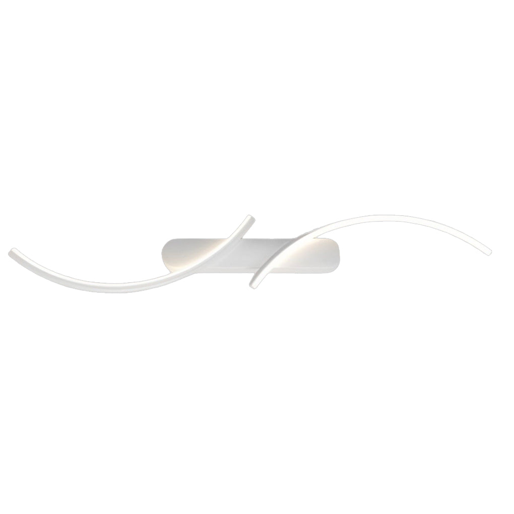 Creative S-shaped LED Three-color Light Contemporary Wall Light, Hardwired Wall Sconce, detail 9