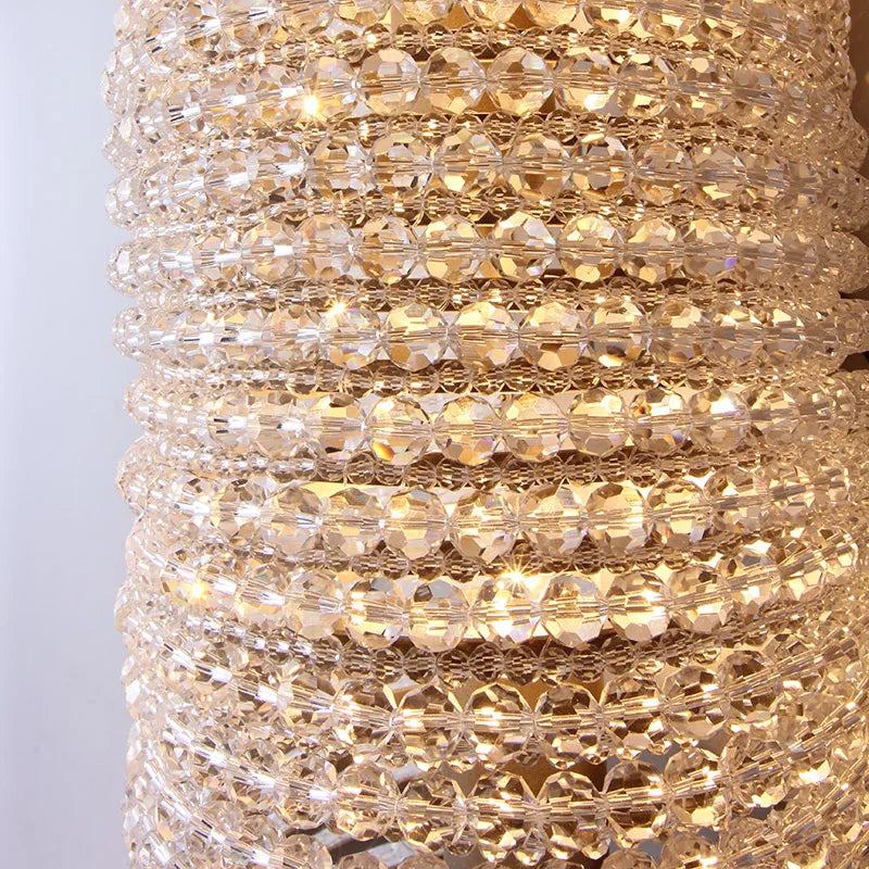 Bergamo Crystal Wall Light, Bedroom Wall Sconce, detail 3