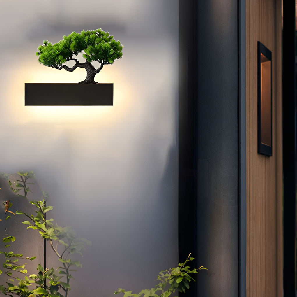 Waterproof Strip Landscape Decorative Contemporary Exterior Wall Fixtures Sconces, Outdoor Wall Light, detail 2