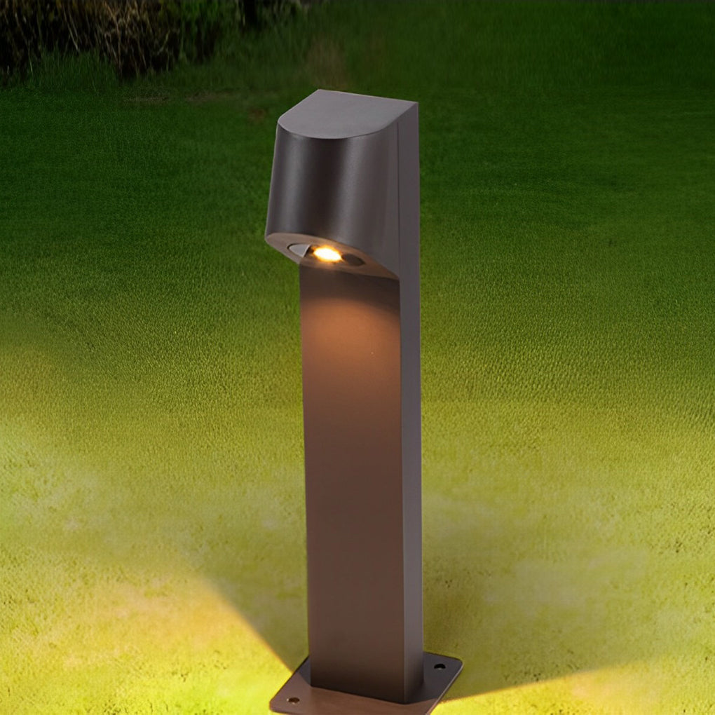 Aluminum Waterproof LED Black Contemporary Exterior Light Pathway Lighting, Outdoor Wall Light, 23.6"