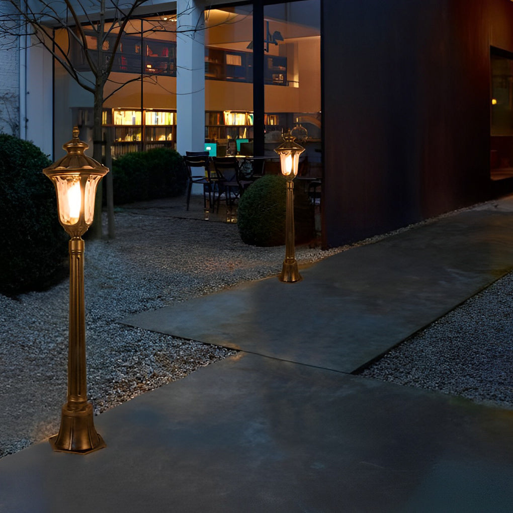 Ceramic Retro Waterproof Aluminum LED Elegant Bronze European-Style Street Lights, Outdoor Wall Light, detail 3