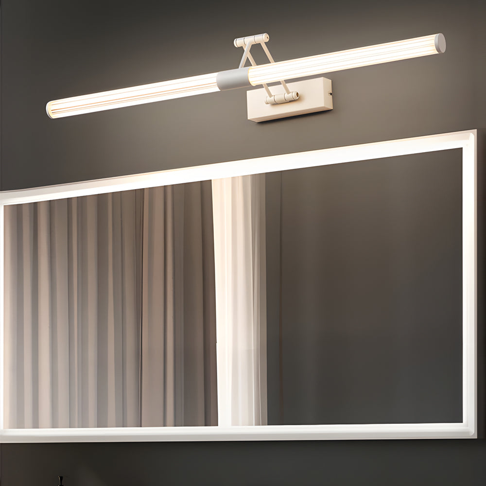 Foldable LED Vanity Fixture with Dual Adjustable Arms and 360-Degree Lighting, Bathroom Vanity Light, detail 2
