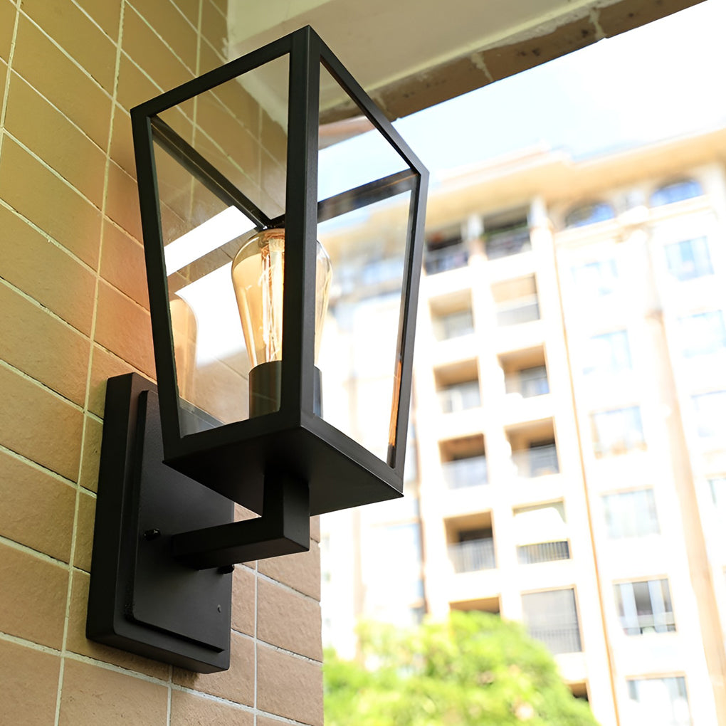 Trapezoidal Waterproof LED Vintage Exterior Wall Light Wall Light Lighting, Outdoor Wall Light, detail 3