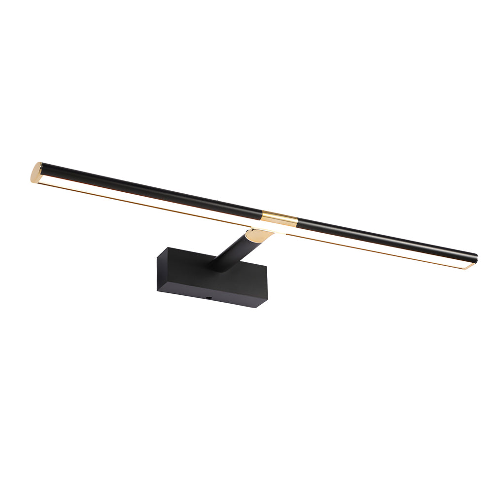 Retractable LED Bathroom Vanity Fixture with Adjustable Rod and Matte Finish, Bathroom Vanity Light, detail 14