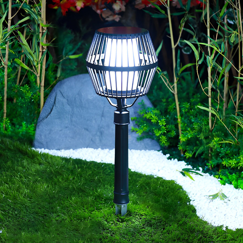 Waterproof Aluminum LED Matte Black Contemporary Solar Exterior Lights Lanterns, Outdoor Wall Light, detail 8