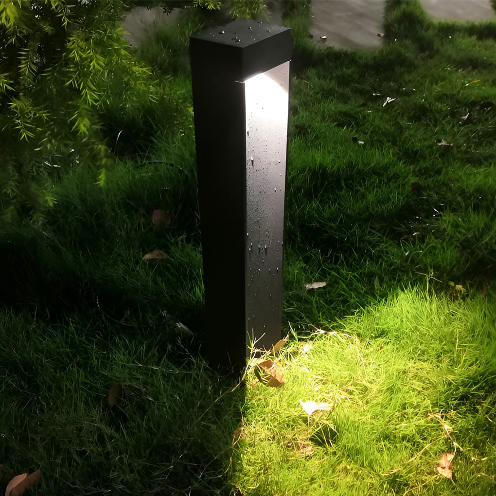 Square 5W LED Waterproof Black Contemporary Exterior Lawn Light Path Lights, Outdoor Wall Light, detail 4
