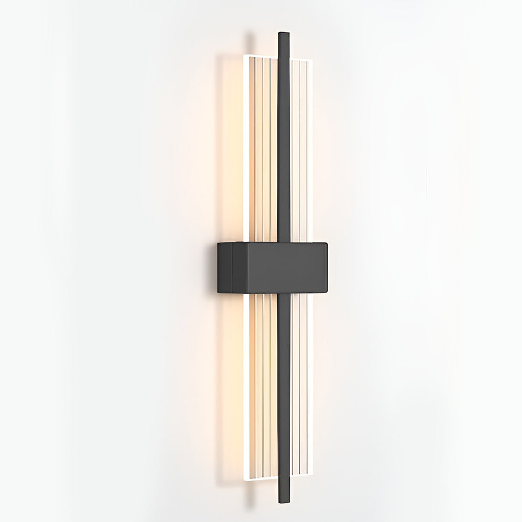 Creative Rectangle Warm Light Postmodern Wall Light Wall Fixtures Lighting, Bedroom Wall Sconce, detail 5