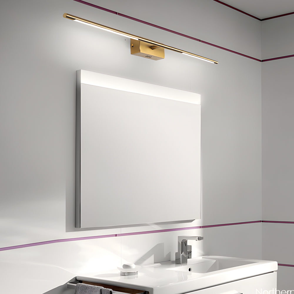 Contemporary Gold LED Bathroom Vanity Fixture - 23.6" & 39.4", Warm & White Light for Stylish Illumination, Bathroom Vanity Light, detail 3