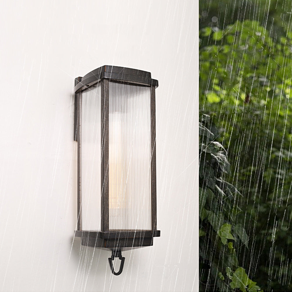 1 Head 19.7-inch Exterior Wall Lantern Sconce, Outdoor Wall Light, detail 3
