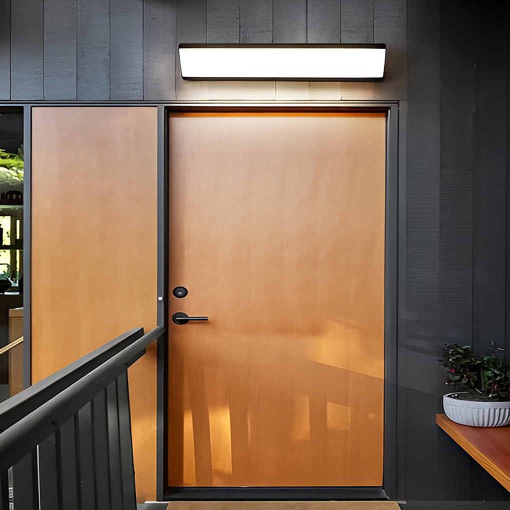 Clean-Lined Waterproof LED Contemporary Exterior Wall Light Fixture Wall Light, Outdoor Wall Light, detail 3
