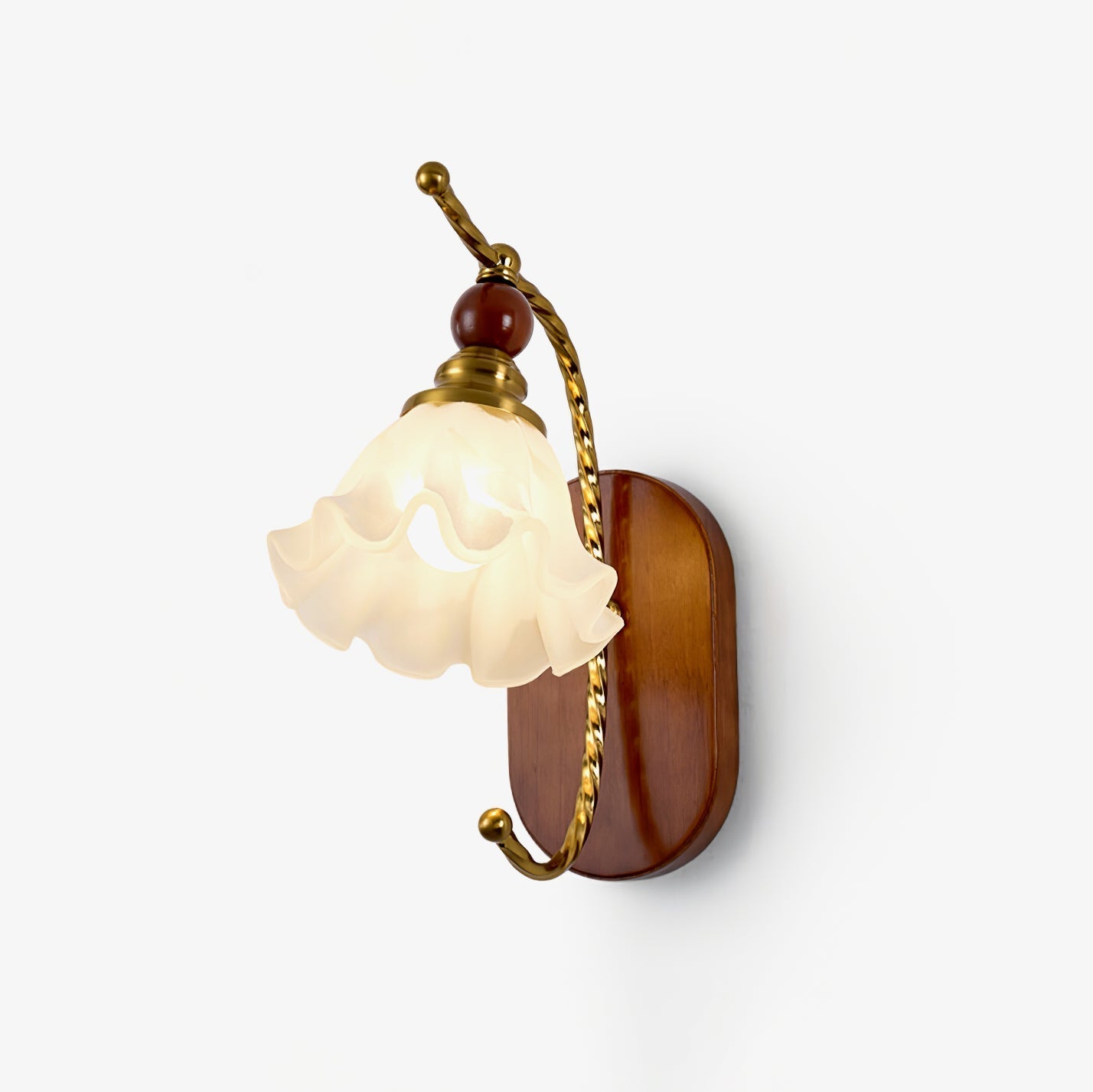 Lunaria Wall Light, Hardwired Wall Sconce, Metal, Dia 17cm H 20cm