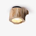 Metal Tarn Hollow Ceiing Lamp, Hardwired Wall Sconce, Wood, Dia 20cm x H 14cm