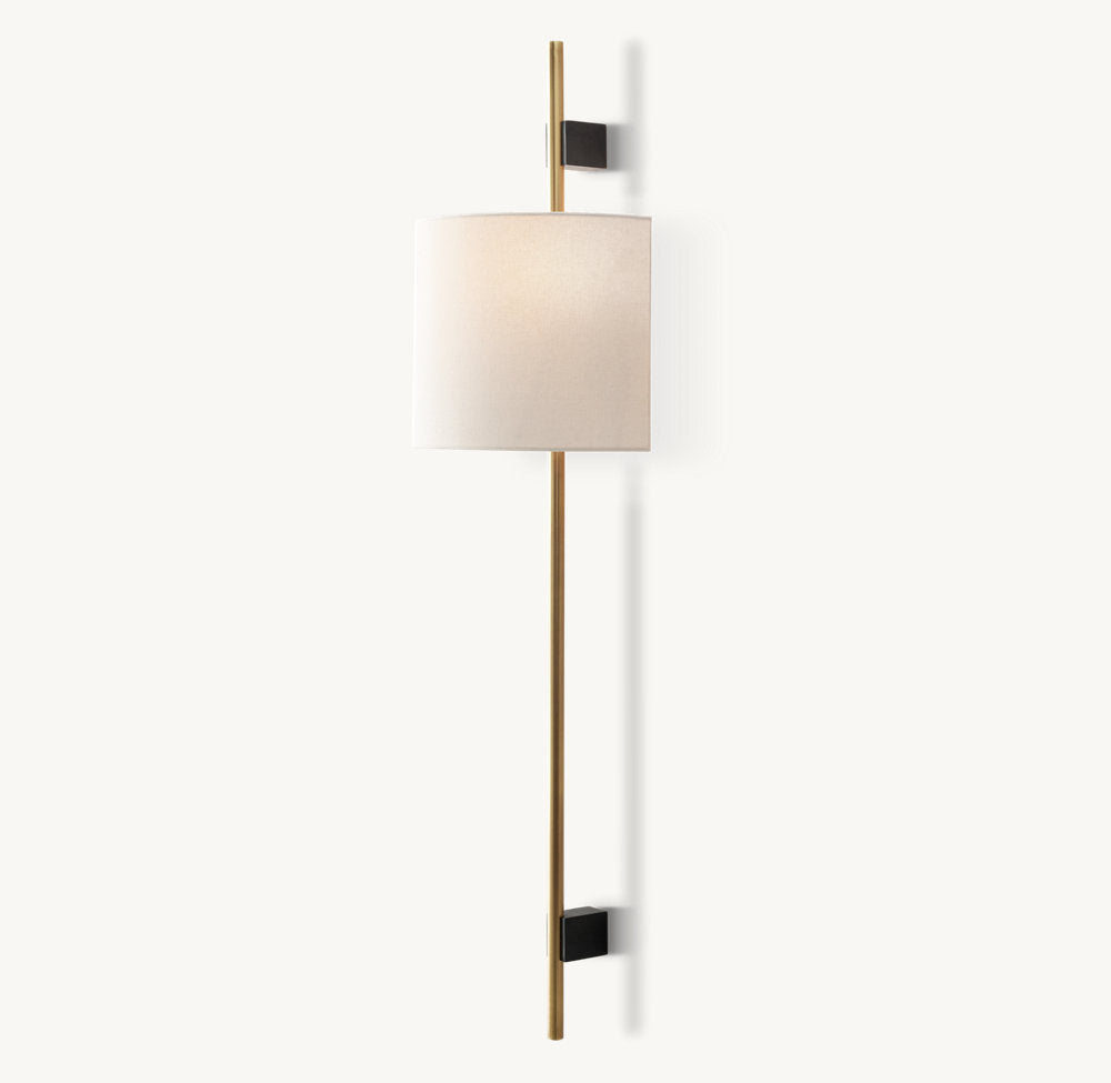 Vela Circular Bar Sconce - Circular Shade, Bedroom Wall Sconce, detail 8