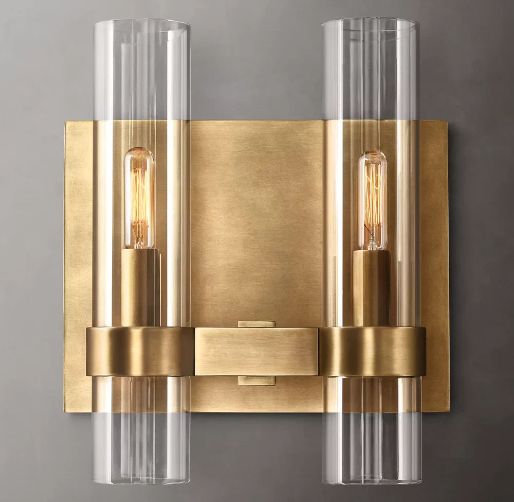 Ravelle Double Wall Light, Bathroom Wall Sconce, detail 5