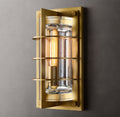 Vicomte Exterior Sconce, Outdoor Wall Light, 8"W x 5"D x 15"H